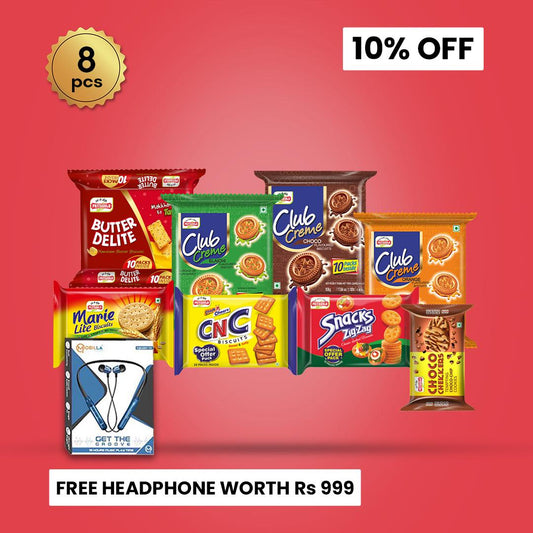 8 Jumbo Pack Offer (With Free Headphone)