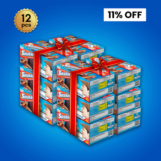 (Pack of 12) Snakker Box