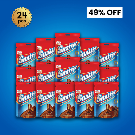 (Pack of 24) Snakker Pouch Offer