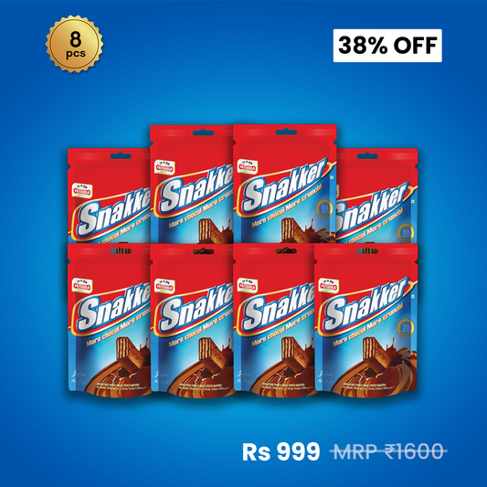 (Pack of 8) Snakker Pouch Offer